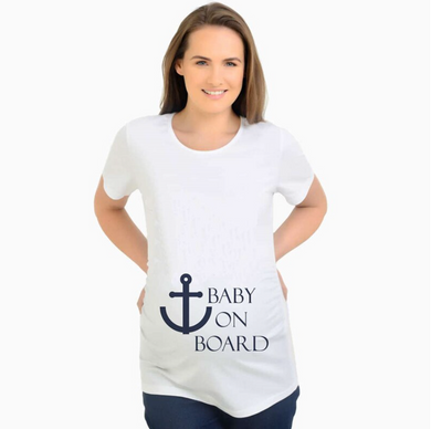 Umstandsbaby an Bord Druck-T-Shirt