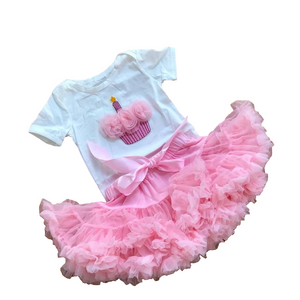Baby Mädchen Fancy Herz Design Prinzessin Kleid
