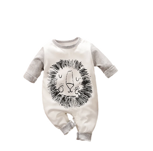 Baby Kleinkind Design Druck Jumpsuit/ Strampler